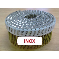 Clou cranté inox A2 en rouleau Paslode pour cloueur CNP - 2,5x65 mm